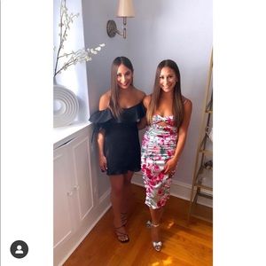 For Love and Lemons floral mint midi dress.